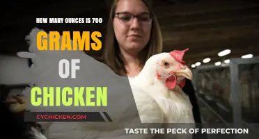 Converting Chicken Weight: Grams to Ounces