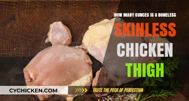 Boneless Skinless Chicken Thigh Weight: Ounces Explained Simply