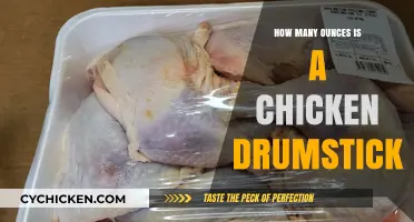 Chicken Drumstick Weight: How Many Ounces in a Serving?