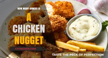 Chicken Nugget Size Guide: Ounces per Piece Explained