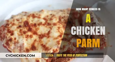 Chicken Parm Portions: Uncovering the Ounce Count in Your Favorite Dish