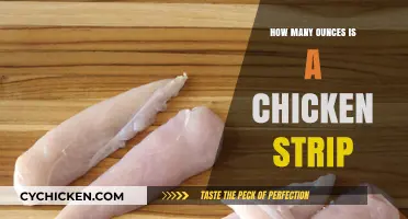 Chicken Strip Portions: Understanding Ounces in Your Favorite Snack