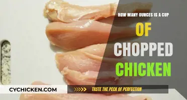 Chopped Chicken Conundrum: Ounces in a Cup