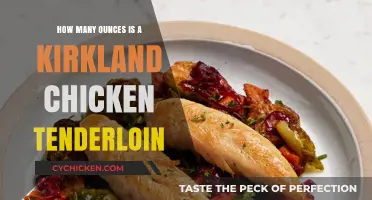 Kirkland Chicken Tenderloin: Ounces and More