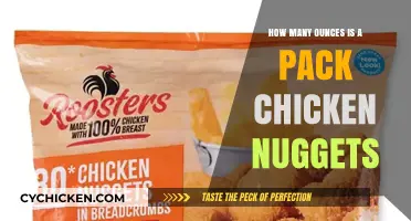 How Many Ounces in a Pack of Chicken Nuggets?