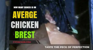Chicken Breasts: Ounces and Averages