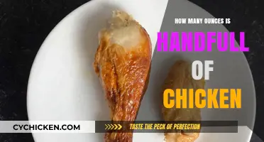 Measuring Chicken Portions: How Many Ounces in a Handful?