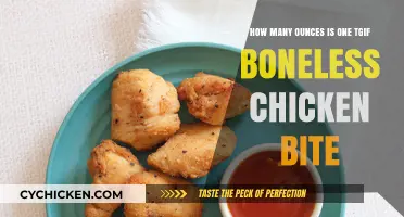 TGIF Chicken Bites: How Many Ounces?