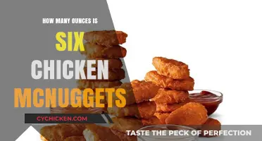 Six Chicken McNuggets: Unveiling the Surprising Ounce Count