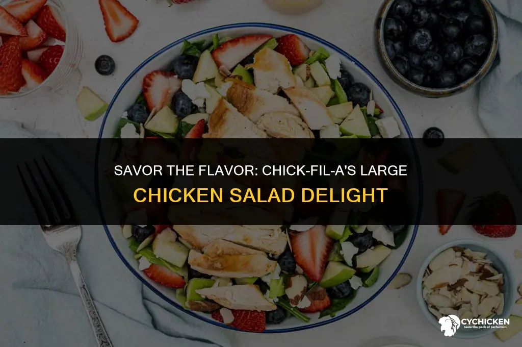 how many ounces large chicken salad chick