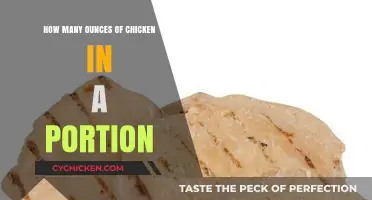 Chicken Portioning: Ounces Per Serving