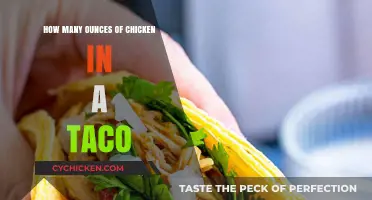 Chicken Taco Ounces: How Much Filling is Enough?