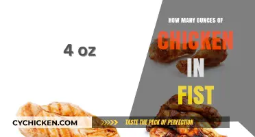How Much Chicken is in a Fist-Sized Portion? Ounces Explained
