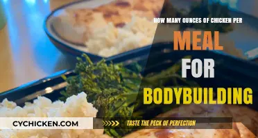 Chicken Ounces for Bodybuilding: How Much Per Meal?