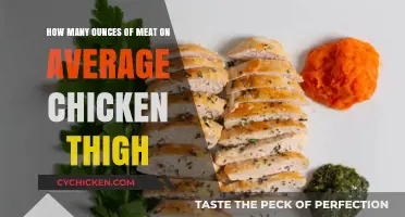 Average Chicken Thigh Meat Content: Ounces Explained and Measured