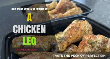 Chicken Leg Protein Content: How Much in Ounces?
