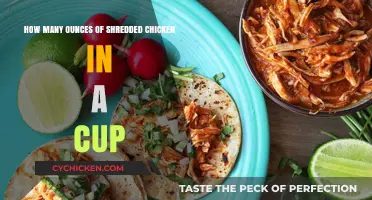 Shredded Chicken Conundrum: Ounces to Cups Conversion