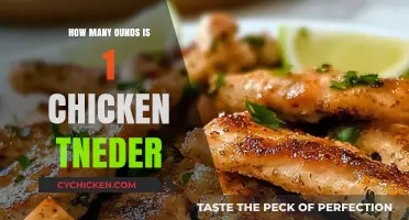 How Much Does a Single Chicken Tender Weigh in Ounces?
