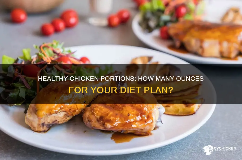 how many ounes of chicken on diet