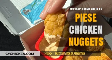 Chicken Nugget Portions: Uncovering the Ounce Count in 6 Pieces