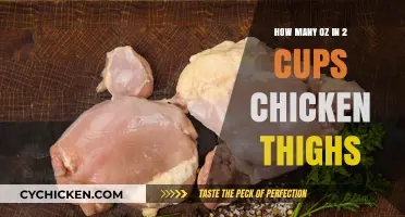Converting Chicken Thighs: How Many Ounces in 2 Cups?