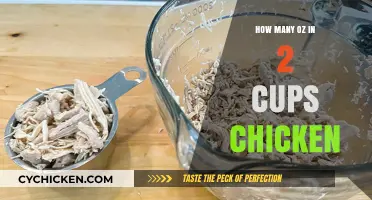 Converting Chicken Measurements: How Many Ounces in 2 Cups?