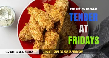 Chicken Tenders Portion Sizes at TGI Fridays