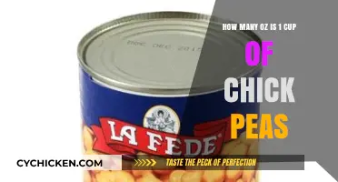 Chickpeas by the Cup: How Many Ounces?