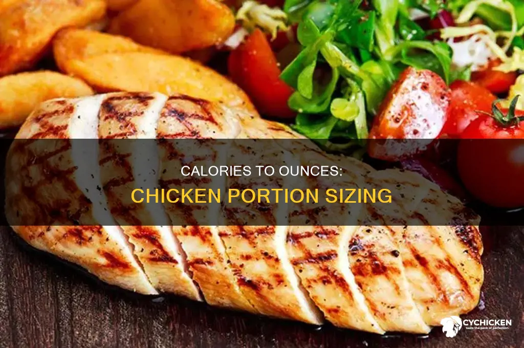how many oz is 150 cal of chicken