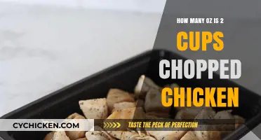 Chopped Chicken Conversion: How Many Ounces in 2 Cups?