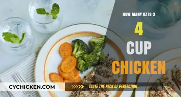 Measuring Chicken: Converting 3/4 Cup to Ounces Made Easy