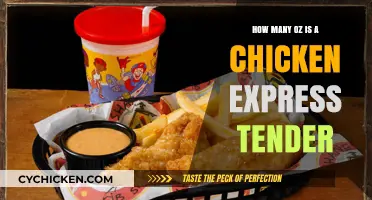 Chicken Express Tender Size: How Many Ounces Are You Getting?