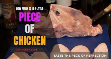 Chicken Portioning: Understanding Ounces and Piece Sizes
