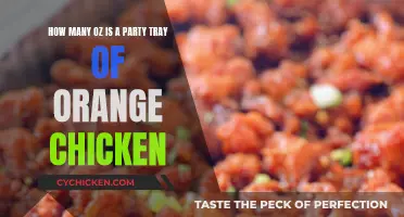 Delicious Orange Chicken: Party Tray Weights Explored