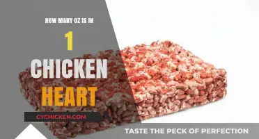 Chicken Heart Weight: Unveiling the Oz in One Heart