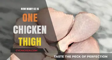 Chicken Thigh Weight Guide: How Many Ounces in One?