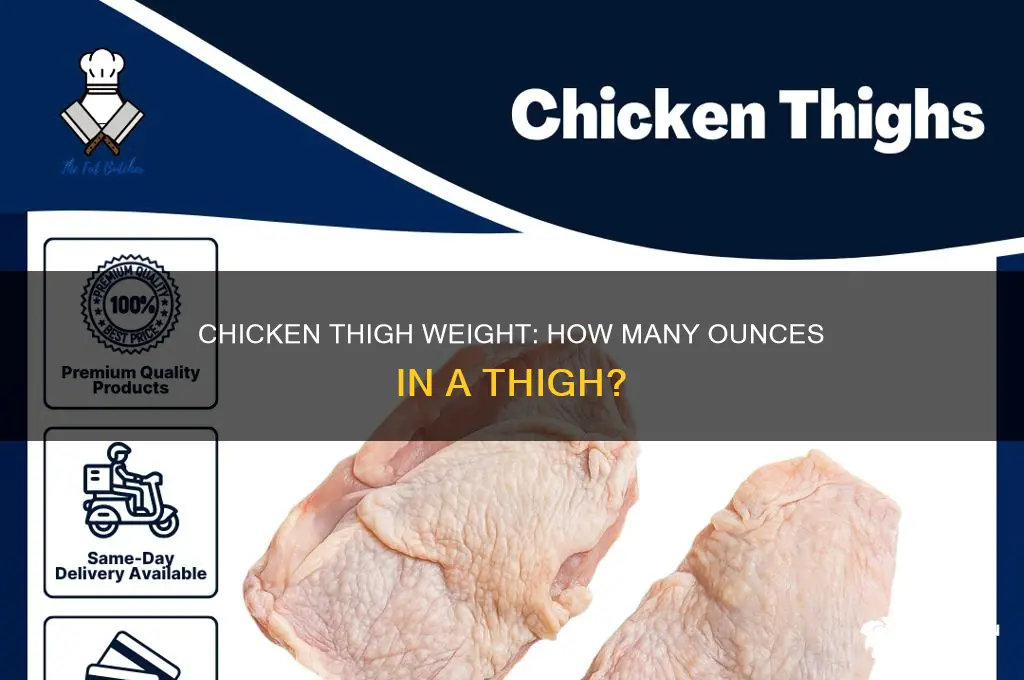 how many oz of meat in z chicken thigh