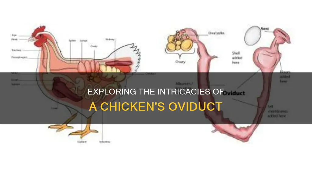 how many parts does the oviduct of the chicken contain