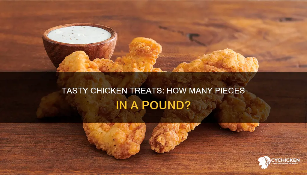 how many peices is 1 pound of chicken tight fillet
