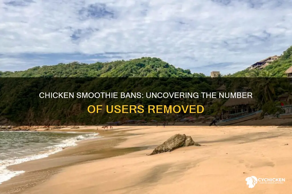 how many people where banned from chicken smoothie