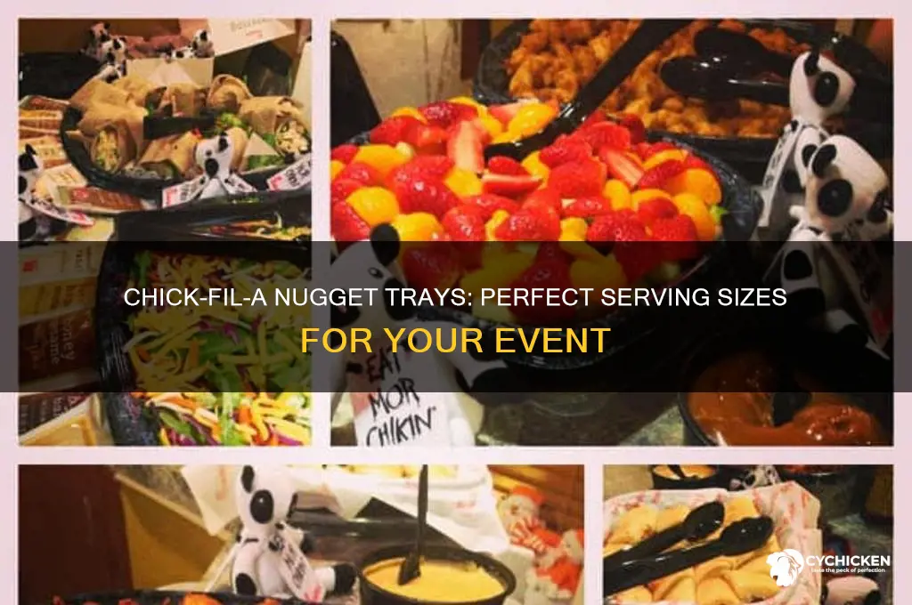 how many people will chick fila nugget trays serve