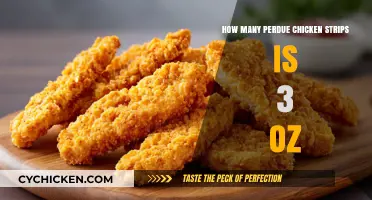How Many Perdue Chicken Strips Equal 3 Ounces?