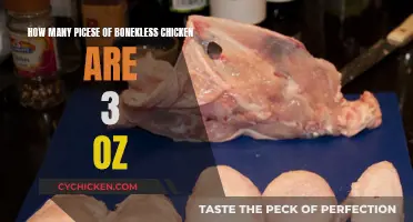 Understanding Portion Sizes: Boneless Chicken Pieces and Weight
