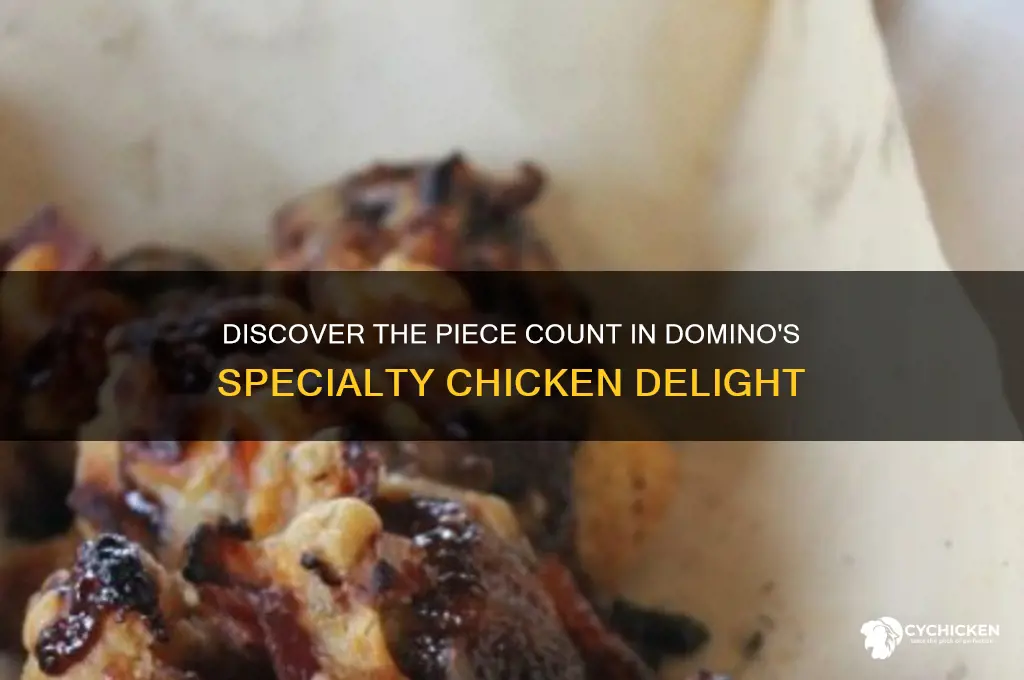how many pieces come in dominos specialty chicken