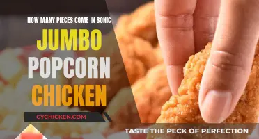 Popcorn Chicken: How Many Pieces in Sonic's Jumbo Box?