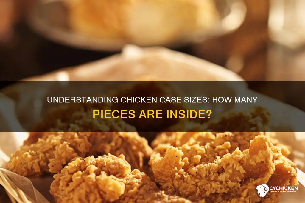 how many pieces in a case of chicken