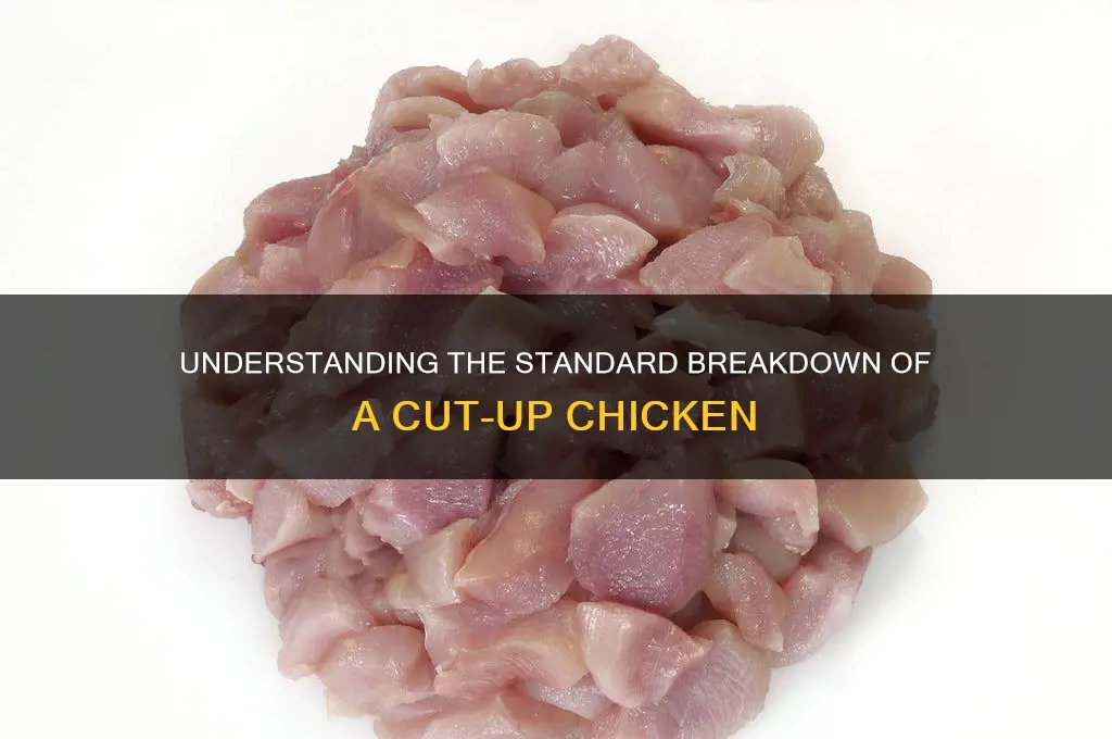 how many pieces in a cut up chicken