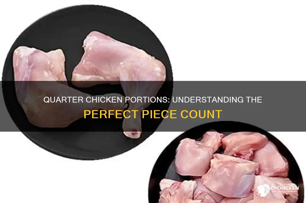 how many pieces in a quarter chicken