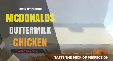 Discover the Piece Count in McDonald's Buttermilk Chicken Meal