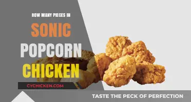 Sonic Popcorn Chicken: Unveiling the Perfectly Poppable Piece Count